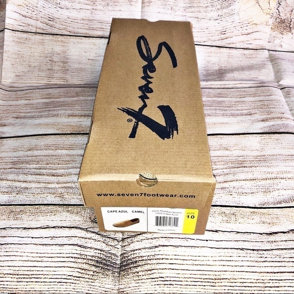 Seven7 Cape Azul Espadrille Flats Size 10 Color Camel - Picture 3 of 9